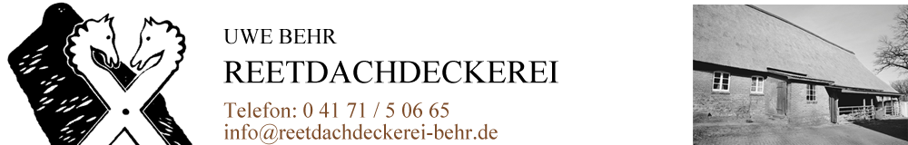 Logo Reetdachdeckerei Behr